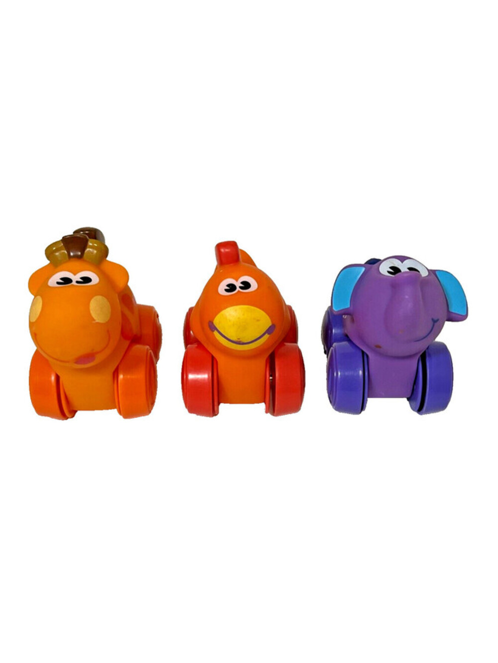 Playskool Wheel Pals Animal Cars Lot of 3